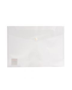 Carpeta plástica lisa con brochr a4 0.16mm transparente