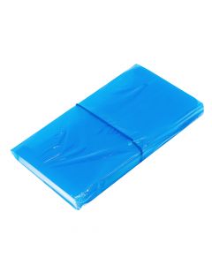 Archivador plastico plegable liso con elastico 12 divisiones azul