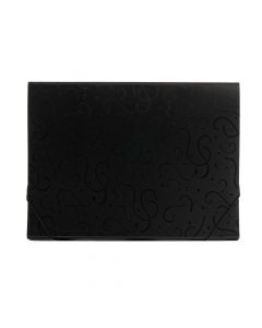 Archivador plastico plegable elástico 12 divisiones negro