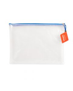 Sobre plástico cuadros con zipper 32x23cm 