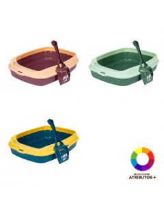 Caja arena gato con pala