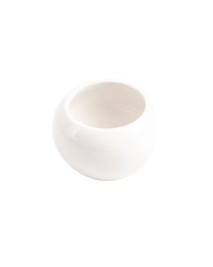 Macetero porcelana liso redondo 6.5x4.5cm 
