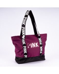 Bolso deportivo estampado Pink con lentejuelas 44x34x12cm surtido