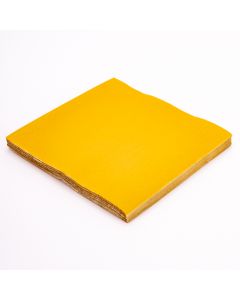 Servilleta papel lisa 20und dorado