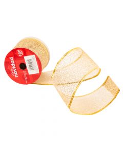 Cinta decorativa con puntos brillantes 10 yardas 6.3cm