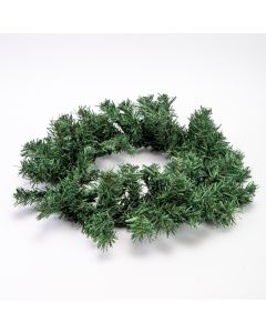 Corona artificial 100 ramas 40cm verde