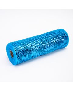 Malla decorativa 10yardas 26cm azul brillante