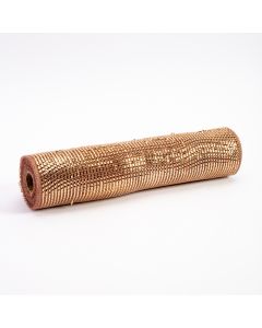 Malla decorativa 10 yardas 36cm oro rosa