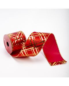 Cinta decorativa lisa y estampado rayas 3 yards 6.3cm