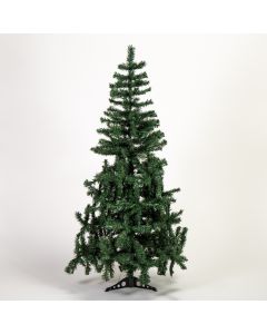 Árbol plástico navideño 450 ramas 150cm verde