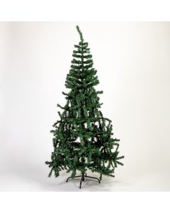 Árbol plástico navideño 750 ramas 1.8m verde