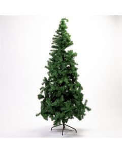 Árbol plástico navideño 950 ramas 2.1m verde