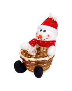 Canasta mimbre navideño surtido