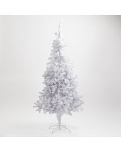 Árbol plástico navideño 750 ramas 180cm blanco