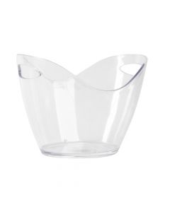 Hielera acrílica 3.5l transparente
