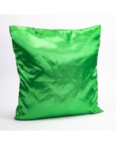 Cobertor para almohadón liso brillante 45x45cm 350-400g verde