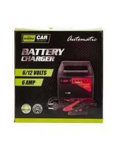 Cargador batería para auto automático 6/12vlts 6amp