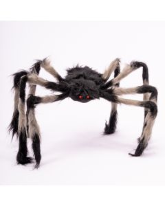 Araña decorativa Halloween afelpada 70cm 