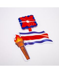 Guirnalda mes patrio antorcha bandera 3m