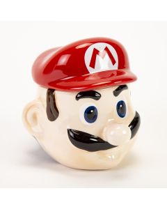 Jarra cerámica Mario con relieve y tapa