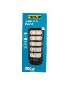 Lámpara led vial solar recargable 300w 6000k