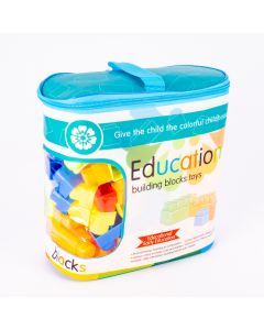 Bloque armable liso 120pzas +3a multicolor
