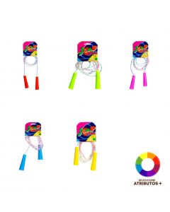 Cuerda para saltar multicolor