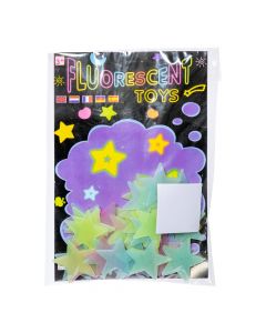 Estrellas fluorescentes decorativas