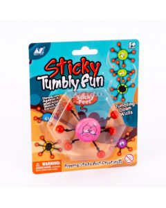 Juego plástico Sticky Tumbly fun 8cm +3a 