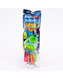 Juego bomba agua con globos 37pzas 27cm +3a surtido