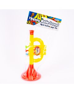 Trompeta con estampado happy little band 23x10cm