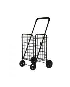 Carro metálico plegable para compras con manija esponja 