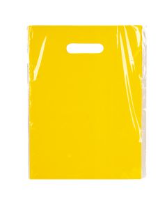 Bolsa lisa 12und amarillo