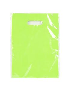 Bolsa plástica 12und verde claro