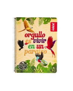 Cuaderno Jappy espiral animales Costa Rica 80h