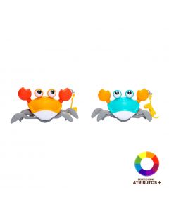 Cangrejo plástico con movimiento