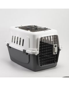 Caja transportadora para mascota bicolor 57x38x39.5cm surtido