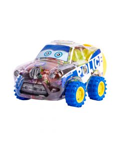 Gelatina alcancía carro police super 45und