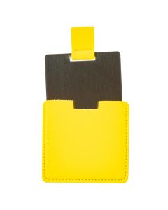 Espejo acero inoxidable cuadrado con estuche surtido