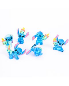 Figura coleccionable Stitch 6pzas surtido
