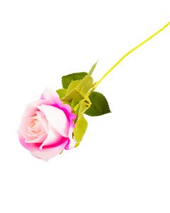 Flor artificial rosa 45x8x8cm