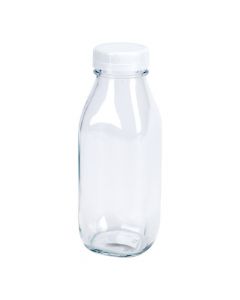 Botella vidrio 480ml con tapa