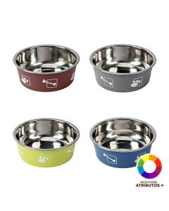 Taza metálica mascota resistente