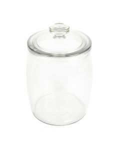 Frasco vidrio hermético transparente