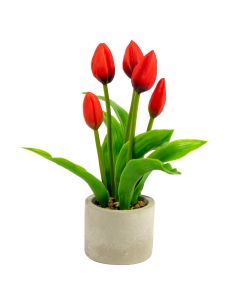 Planta artificial tulipanes