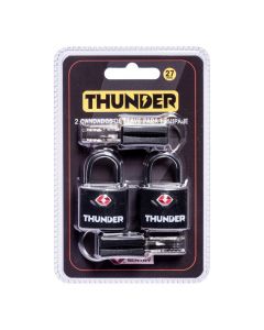 Candado metálico compacto 27mm