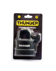 Candado waterproof 3 llaves 70mm negro