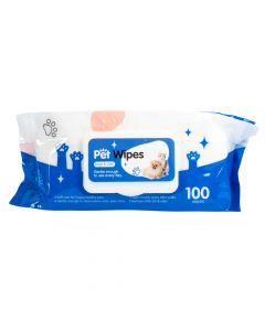 Toalla húmeda para mascota 100und