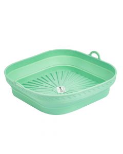 Molde silicón cuadrado para freidora aire 6x20cm menta