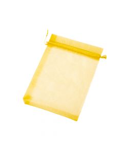 Bolsa organza 13x18cm 5und dorado